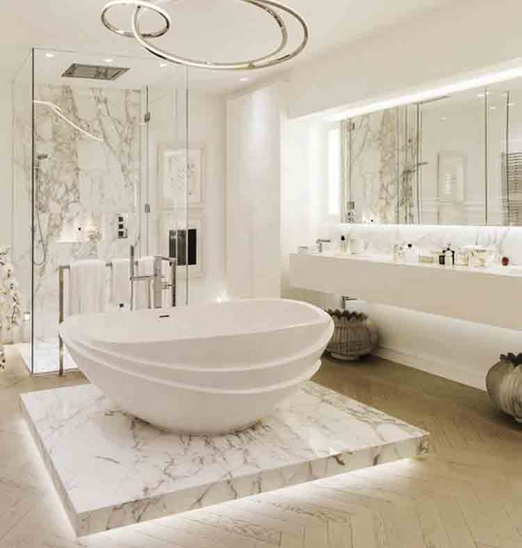 Wholesale luxury high quality marble bathroom bathtub sale